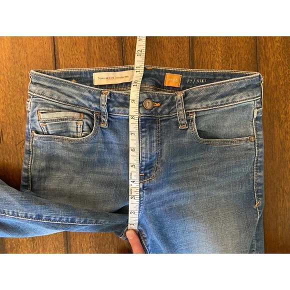 Anthropologie Pilcro and the Letterpress Light Wash Denim Skinny Jeans Size 28 - Picture 8 of 10